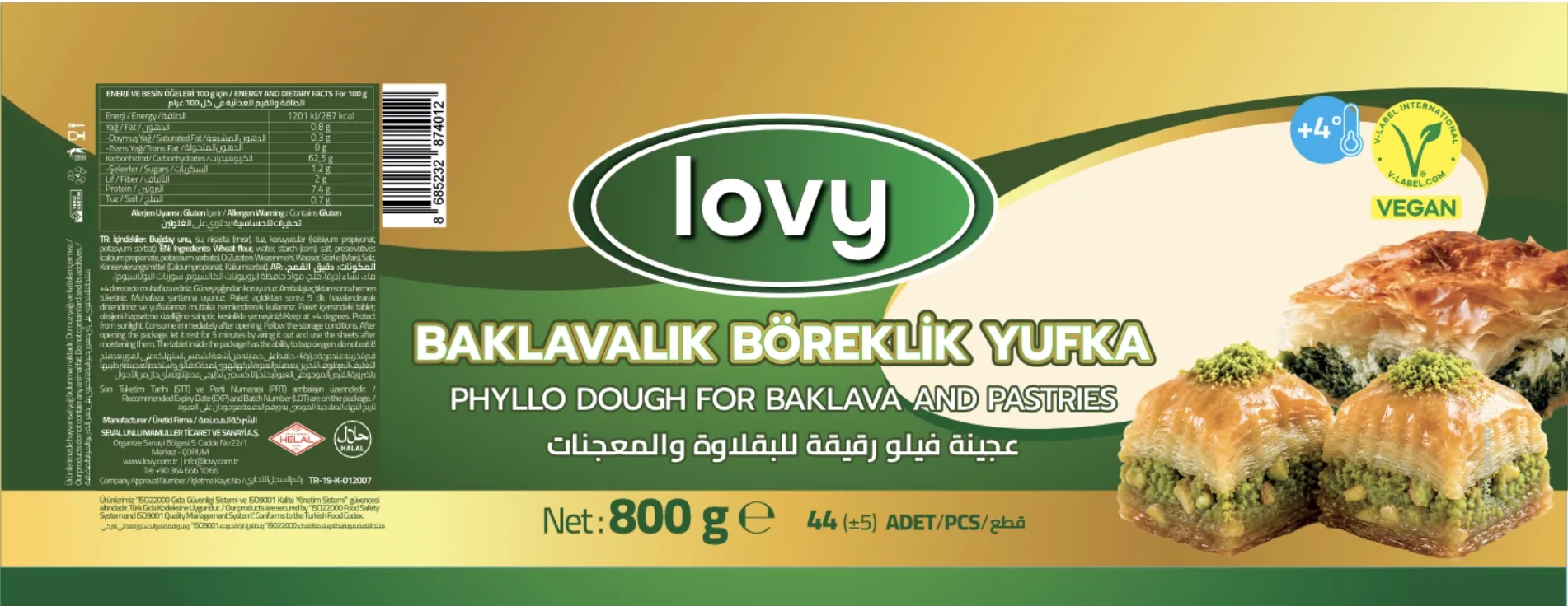 Baklavalık Böreklik Yufka